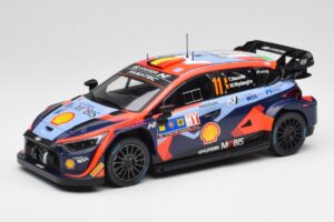 Hyundai i20 N Rally1 WRC #11 T. Neuville / M. Wydaeghe Central European Rally Winner 2023 IXO 1:18 18RMC193 Pressofusione