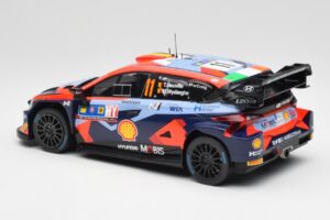 Hyundai i20 N Rally1 WRC #11 T. Neuville / M. Wydaeghe Central European Rally Winner 2023 IXO 1:18 18RMC193 Pressofusione — immagine 5 di 6