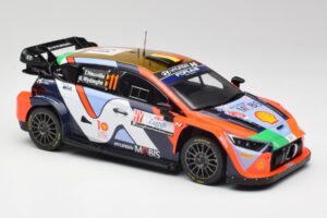Hyundai i20 N Rally1 #11 T. Neuville / M. Wydaeghe Rally Croatia 2024 IXO 1:18 18RMC203 Pressofusione — immagine 4 di 6