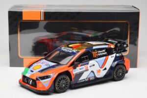 Hyundai i20 N Rally1 #11 T. Neuville / M. Wydaeghe Rally Croatia 2024 IXO 1:18 18RMC203 Pressofusione — immagine 6 di 6