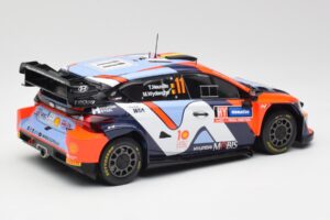 Hyundai i20 N Rally1 #11 T. Neuville / M. Wydaeghe Rally Sweden 2024 IXO 1:18 18RMC201 Pressofusione — immagine 2 di 6