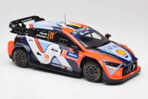 Hyundai i20 N Rally1 #11 T. Neuville / M. Wydaeghe Rally Sweden 2024 IXO 1:18 18RMC201 Pressofusione — immagine 4 di 6