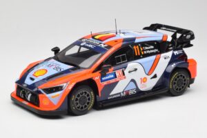 Hyundai i20 N Rally1 #11 T. Neuville / M. Wydaeghe Rally Sweden 2024 IXO 1:18 18RMC201 Pressofusione