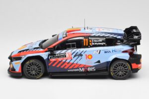 Hyundai i20 N Rally1 WRC #11 T. Neuville / M. Wydaeghe Rally Monte Carlo Winner 2024 IXO 1:18 18RMC194 Pressofusione — immagine 3 di 6