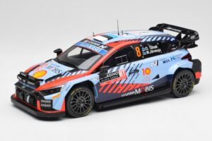 Hyundai i20 N Rally1 WRC #8 O. Tänak / M. Järveoja Rally Monte Carlo Night Version 2024 IXO 1:18 18RMC195 Pressofusione