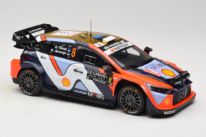 Hyundai i20 N WRC #16 A. Fourmaux / A. Coria Rally Monte Carlo Night Version 2025 IXO 1:18 18RMC230B Pressofusione — immagine 4 di 6