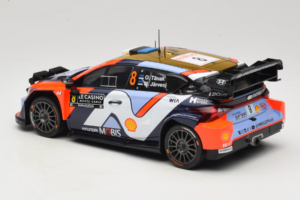 Hyundai i20 N WRC #16 A. Fourmaux / A. Coria Rally Monte Carlo Night Version 2025 IXO 1:18 18RMC230B Pressofusione — immagine 5 di 6