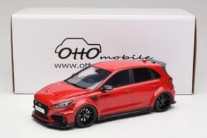 Hyundai i30 N PD Prior Design Engine Rosso Otto 1:18 OT1112 Resina — immagine 6 di 6