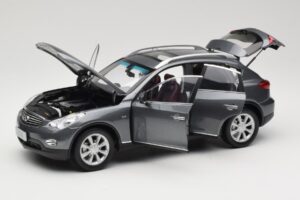 Infiniti EX25 J50 Grey Metallic Paudi 1:18 81L0049 Pressofusione — immagine 2 di 8
