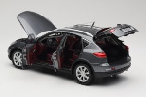 Infiniti EX25 J50 Grey Metallic Paudi 1:18 81L0049 Pressofusione — immagine 5 di 8