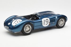 Jaguar C-Type #19 J. Stewart Ecurie Ecosse Goodwood Members Meeting 1954 CMC 1:18 M-192 Pressofusione — immagine 2 di 6