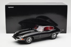 Jaguar E-Type 3.8 Series 1 Nero Kyosho 1:18 08954BK Pressofusione — immagine 8 di 8