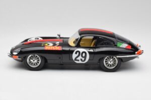 Jaguar E-Type #29 Nero Bburago 1:18 3018-M4 Pressofusione — immagine 4 di 8