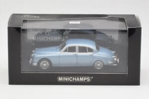Jaguar Mk II Blue Metallic Minichamps 1:43 433130604 Pressofusione — immagine 4 di 4