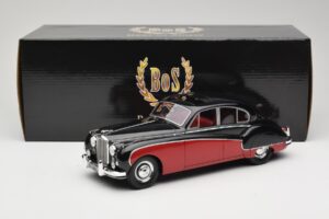 Jaguar Mk VIII Nero & Rosso Scuro BoS Models 1:18 BOS408 Resina — immagine 6 di 6
