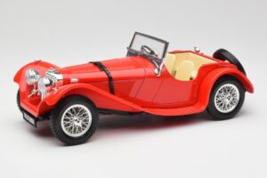 Jaguar SS 100 Rosso Bburago 1:18 3006-M1 Pressofusione