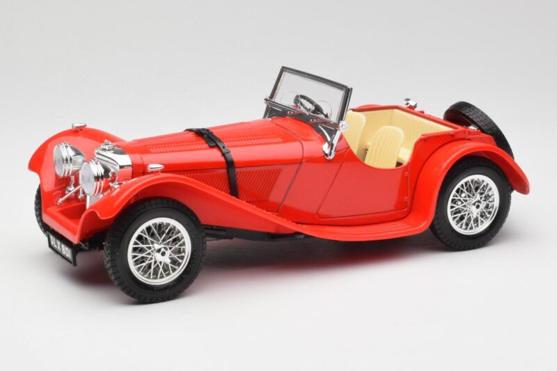 Jaguar SS 100 Rosso Bburago 1:18 3006-M1 Pressofusione