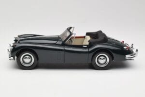 Jaguar XK140 Drophead Coupe Nero Sun Star 1:18 2802 Pressofusione — immagine 4 di 8