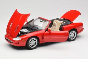 Jaguar XKR X100 Rosso Maisto 1:18 50330 Pressofusione — immagine 2 di 8