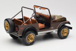 Jeep CJ-7 Golden Eagle Verde MCG 1:18 MCG18109 Pressofusione — immagine 2 di 6