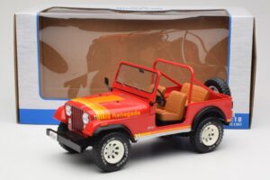 Jeep CJ-7 Renegade Rosso MCG 1:18 MCG18110 Pressofusione — immagine 6 di 6