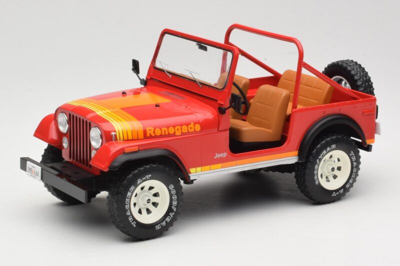 Jeep CJ-7 Renegade Rosso MCG 1:18 MCG18110 Pressofusione