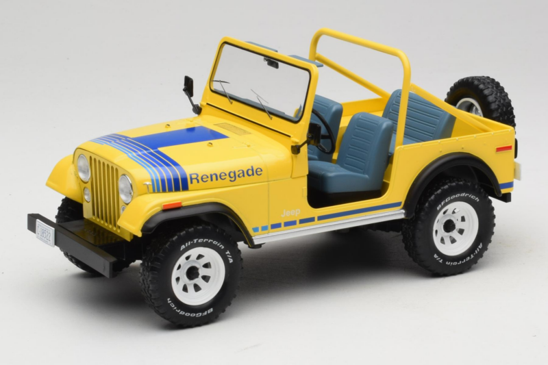 Jeep CJ-7 Renegade Giallo MCG 1:18 MCG18552 Pressofusione