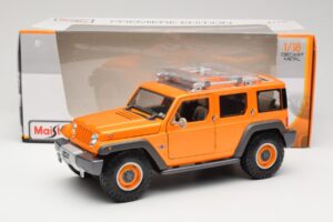 Jeep Rescue Concept Arancione Maisto 1:18 36699 Pressofusione — immagine 8 di 8