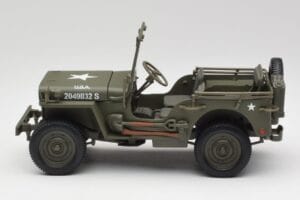 Jeep Willys Verde Militare Gate 1:18 1061 Pressofusione — immagine 4 di 8