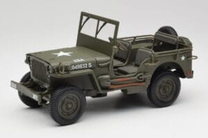 Jeep Willys Verde Militare Gate 1:18 1061 Pressofusione