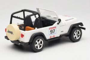 Jeep Wrangler Rallye #97 Beige Solido 1:18 9012 Pressofusione — immagine 2 di 6