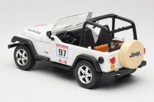 Jeep Wrangler Rallye #97 Beige Solido 1:18 9012 Pressofusione — immagine 5 di 6