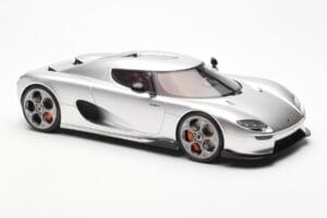 Koenigsegg CC850 Moon Silver GT Spirit 1:18 GT452 Resina — immagine 4 di 6