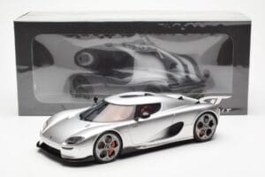 Koenigsegg CC850 Moon Silver GT Spirit 1:18 GT452 Resina — immagine 6 di 6