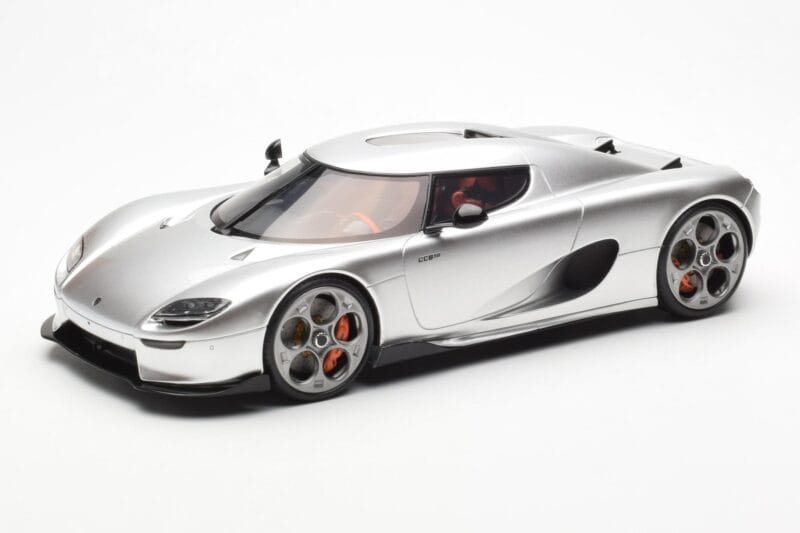 Koenigsegg CC850 Moon Silver GT Spirit 1:18 GT452 Resina