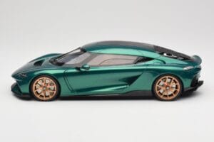 Koenigsegg Gemera Racing Green GT Spirit 1:18 GT888 Resina — immagine 3 di 5