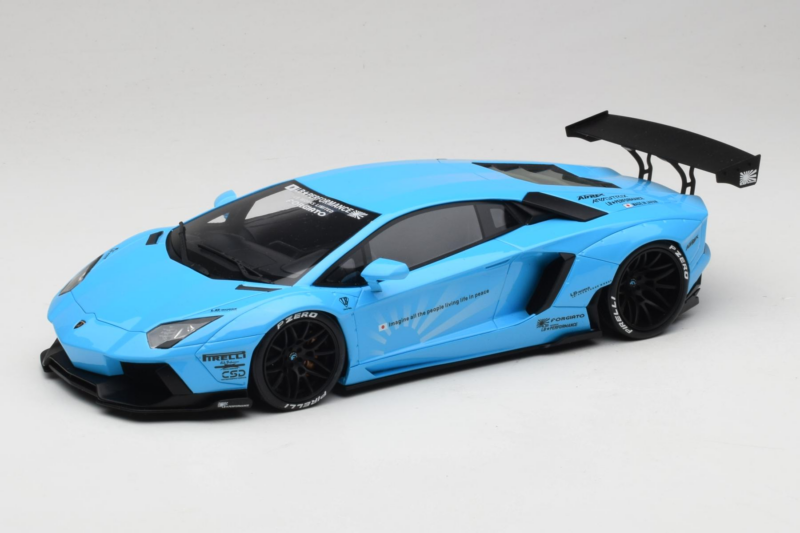 Lamborghini Aventador Liberty Walk Blu GT Spirit 1:18 GT073 Resina