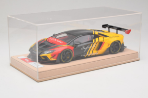 Lamborghini Aventador Liberty Walk Infinite Nero Giallo Timothy & Pierre 1:18 REMC035 Pressofusione — immagine 6 di 7