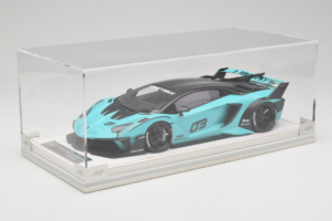 Lamborghini Aventador Liberty Walk LB-Silhouette WORKS GT Evo Verde Menta IVY 1:18 REMC001 Resina — immagine 6 di 7