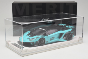 Lamborghini Aventador Liberty Walk LB-Silhouette WORKS GT Evo Verde Menta IVY 1:18 REMC001 Resina — immagine 7 di 7