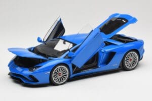 Lamborghini Aventador S LP740-4 Blue Nila AUTOart 1:18 79134 Pressofusione — immagine 2 di 8