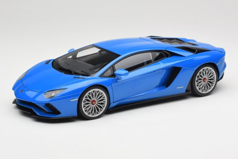 Lamborghini Aventador S LP740-4 Blue Nila AUTOart 1:18 79134 Pressofusione