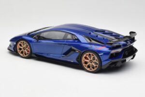 Lamborghini Aventador SVJ Blu GT Spirit 1:18 GTS18512BL Resina — immagine 5 di 6