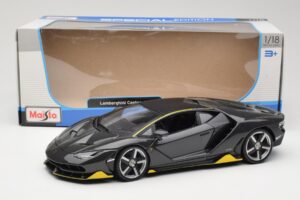 Lamborghini Centenario Grigio Maisto 1:18 31386-M1 Pressofusione — immagine 8 di 8