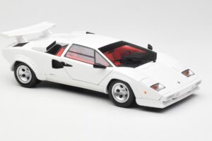 Lamborghini Countach LP500S Bianco Kyosho 1:18 08320E Pressofusione — immagine 6 di 8