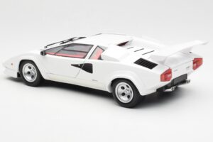 Lamborghini Countach LP500S Bianco Kyosho 1:18 08320E Pressofusione — immagine 7 di 8
