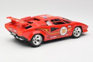 Lamborghini Countach Rosso Bburago 1:18 3047 Pressofusione — immagine 3 di 8