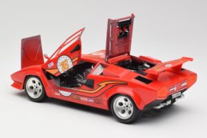 Lamborghini Countach Rosso Bburago 1:18 3047 Pressofusione — immagine 5 di 8