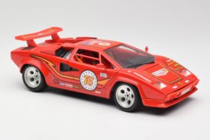 Lamborghini Countach Rosso Bburago 1:18 3047 Pressofusione — immagine 6 di 8