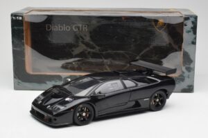 Lamborghini Diablo GTR Nero AUTOart 1:18 74522 Pressofusione — immagine 8 di 8